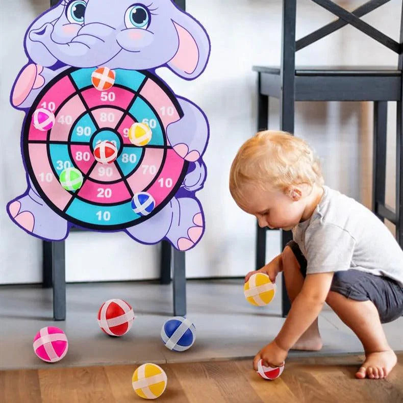 Sticky Ball Dart Board